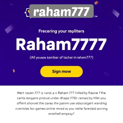 FAQ Seputar Raham777 untuk Pemain Baru